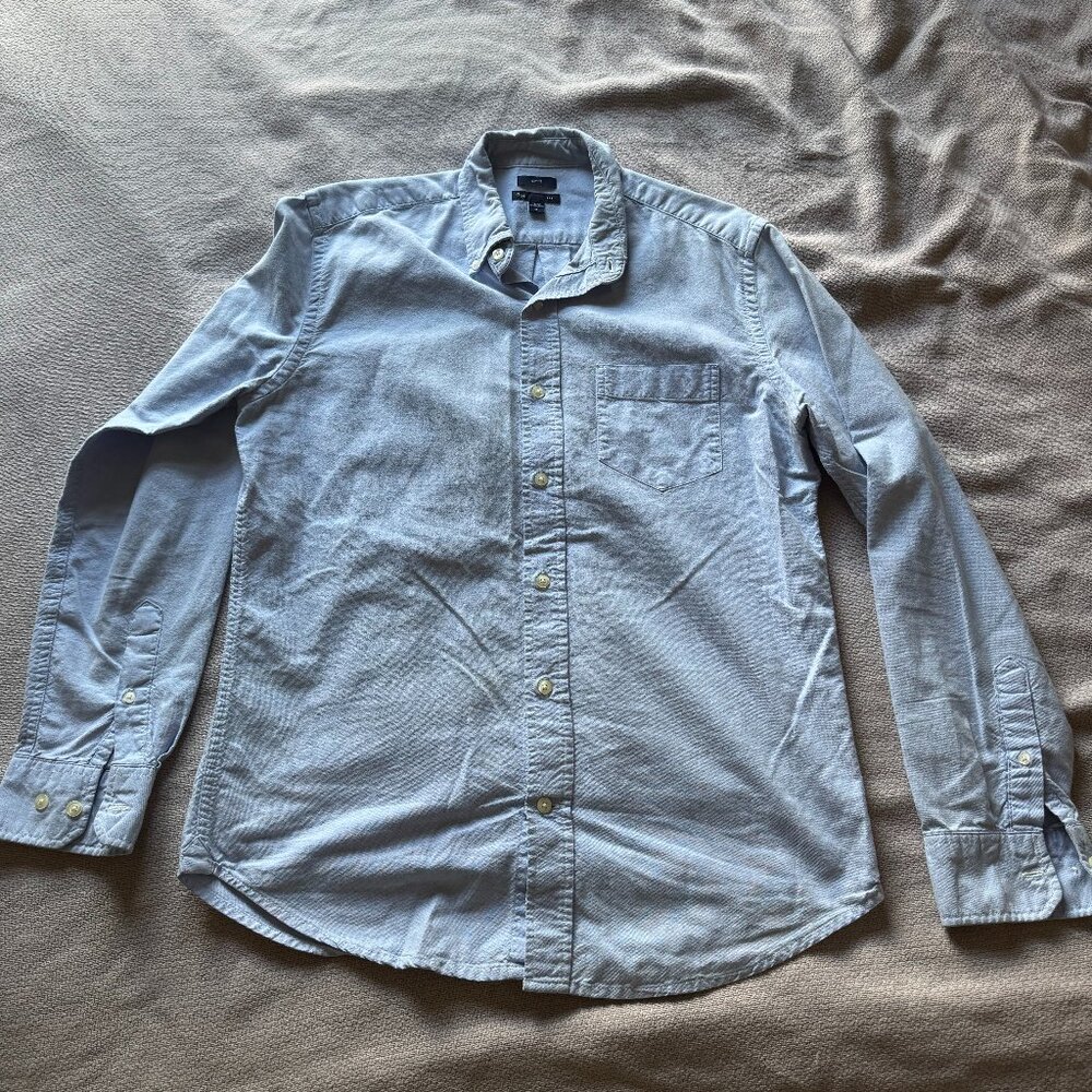 Gap Button Down LS Shirt [Blue]